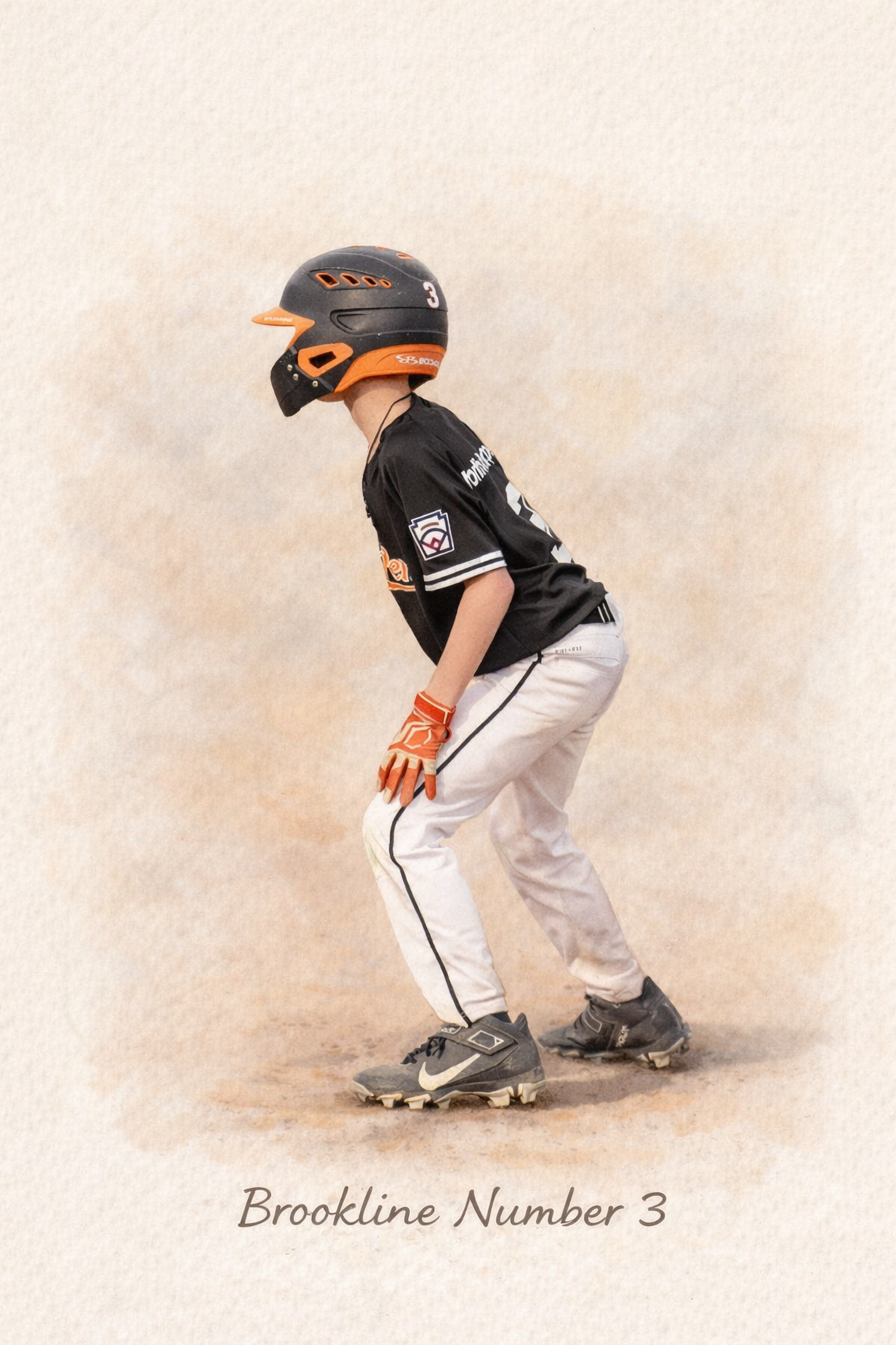 Custom Baseball Watercolor Portrait From Your Photo | Personalized Wall Art & Baseball Keepsake
