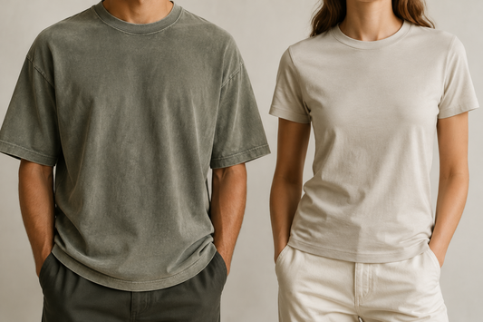 Comfort Colors 1717 vs Bella+Canvas 3001: Relaxed or Retail-Style Fit?