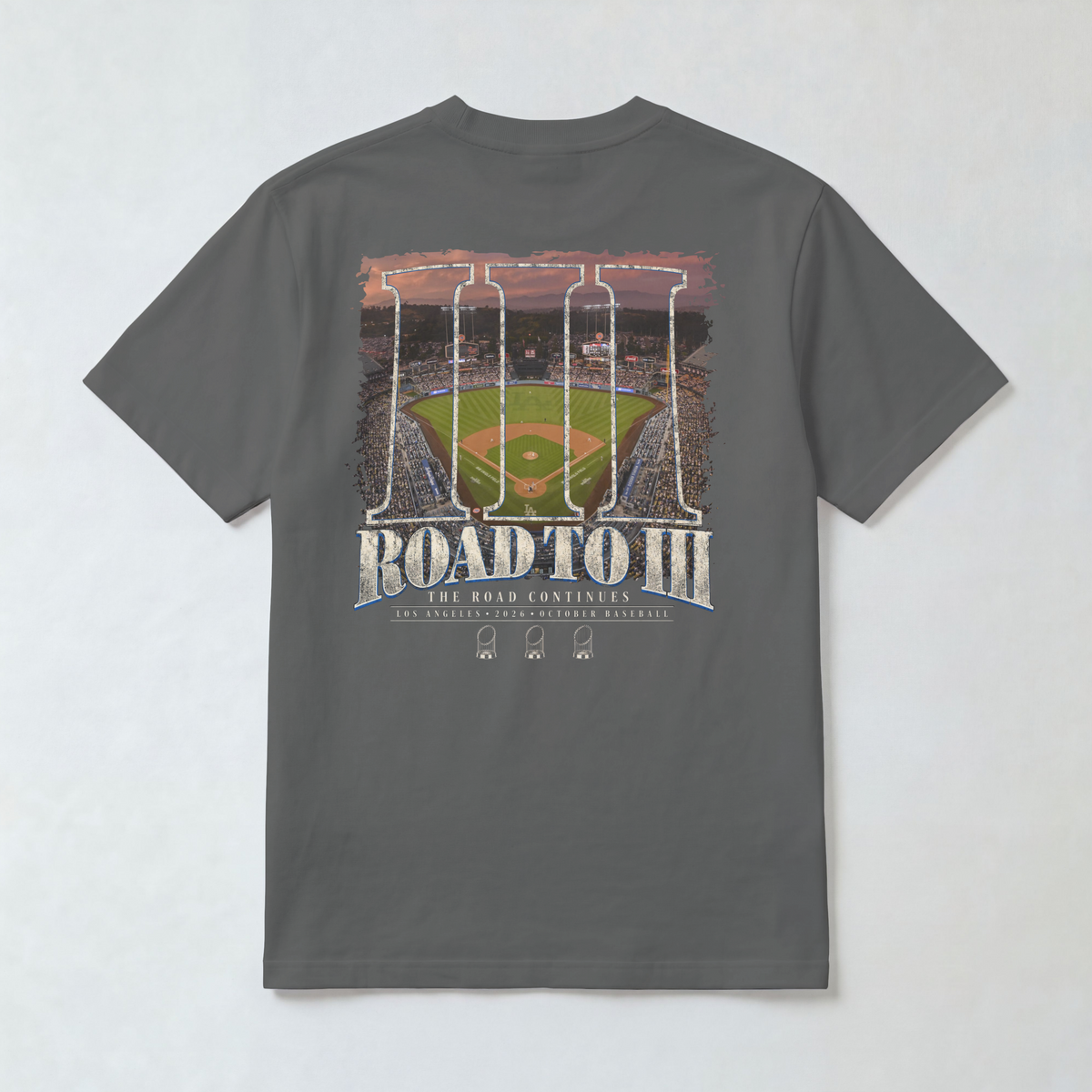 Los Angeles October Baseball Shirt – Road to III | Comfort Colors 1717