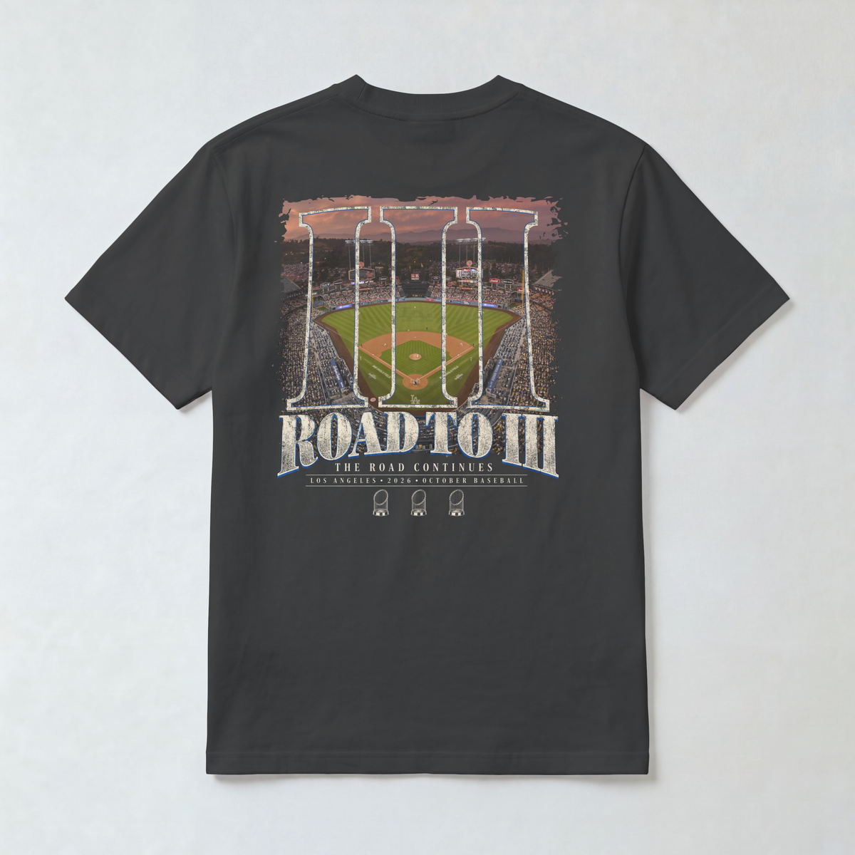 Los Angeles October Baseball Shirt – Road to III | Comfort Colors 1717