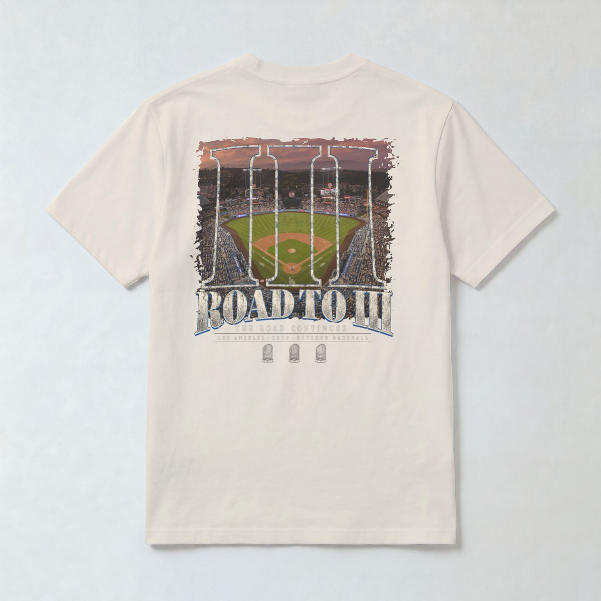Los Angeles October Baseball Shirt – Road to III | Comfort Colors 1717