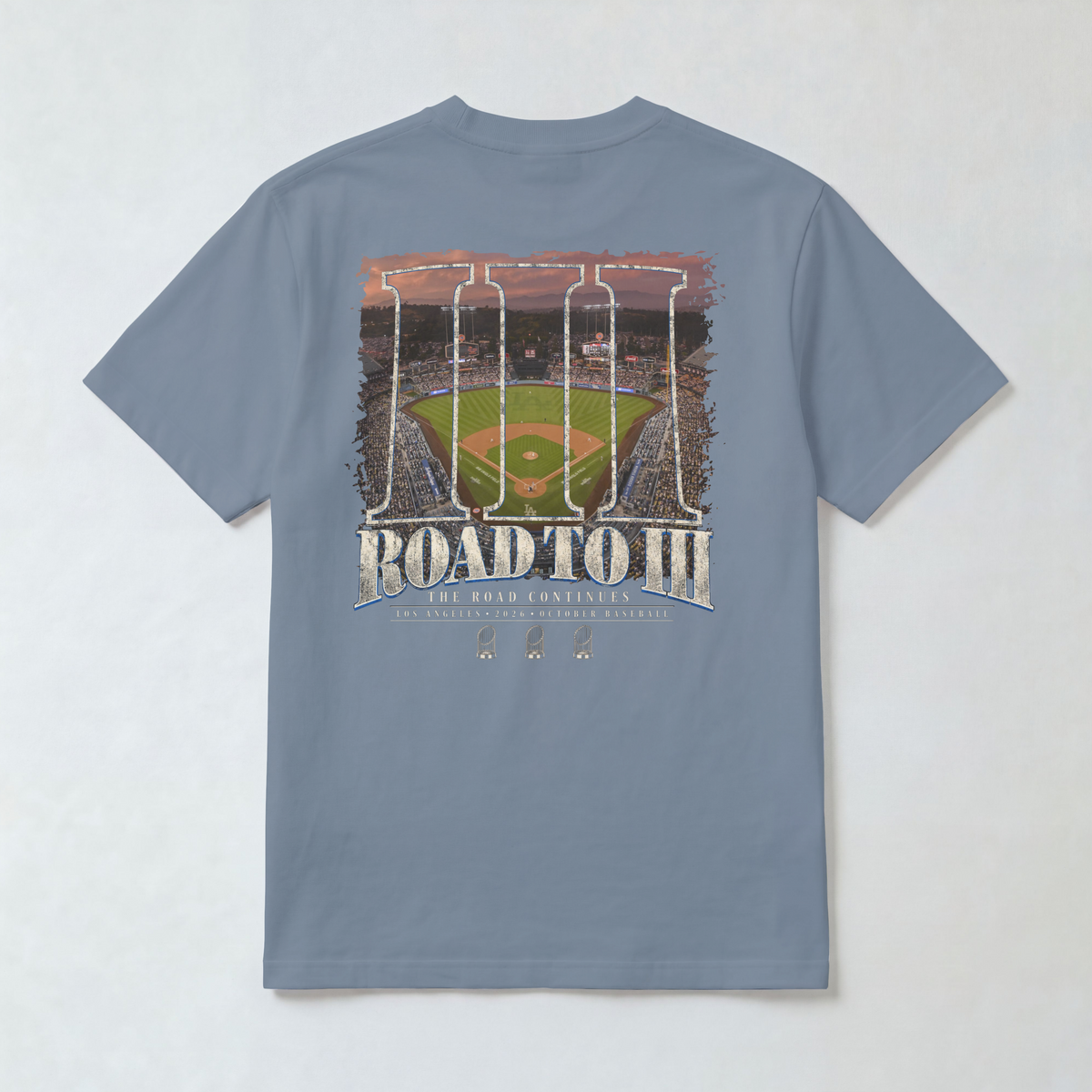 Los Angeles October Baseball Shirt – Road to III | Comfort Colors 1717