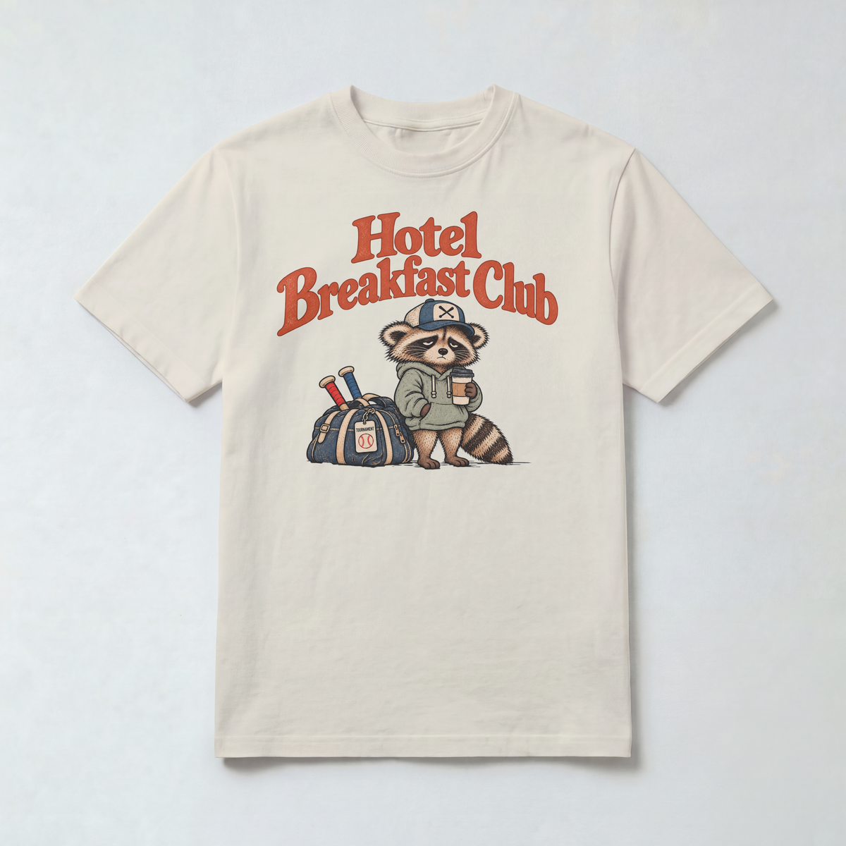 Funny Travel Baseball Parent Shirt | Hotel Breakfast Club – Comfort Colors 1717