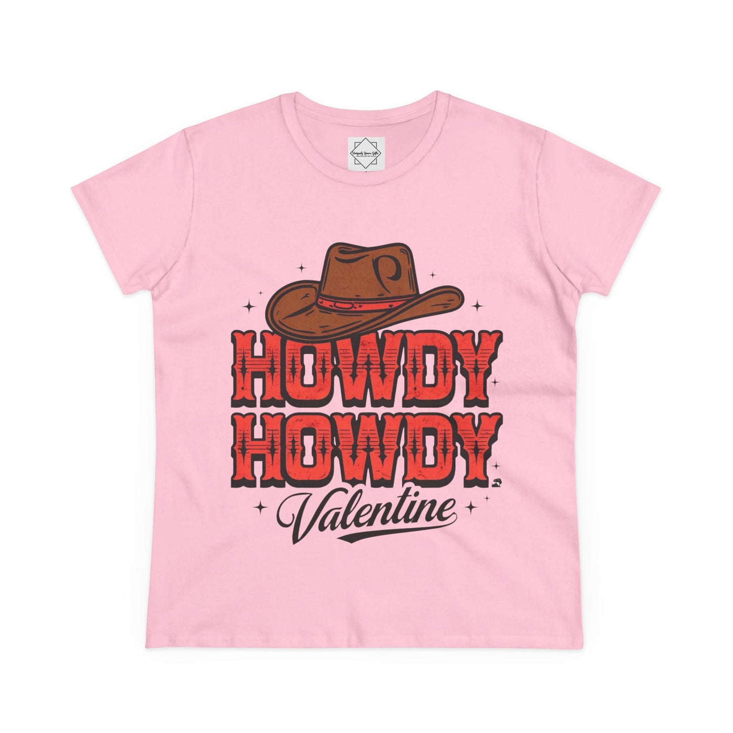 Women's Tee - Custom Cute Cowboy Theme Valentine's Day Brides Maid Gift Personal Birthday Gift Tee